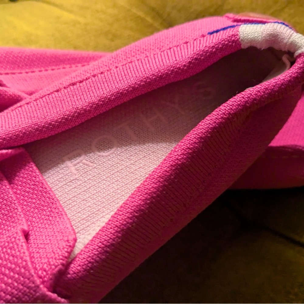 Rothy's the Driver loafers in Dragonfruit pink! Size 6.5